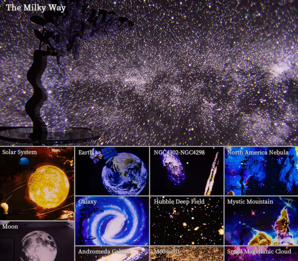 Ultra HD Galaxy projector- Transform Your Room Into Space Galaxy